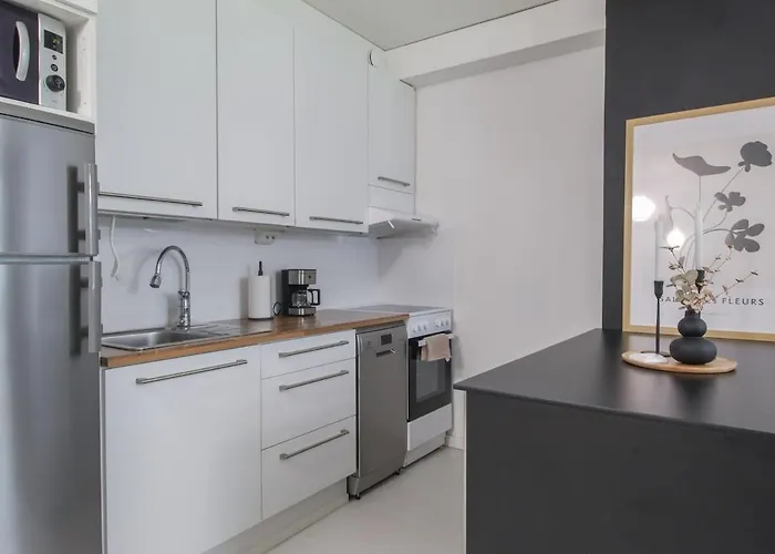 Modern 42m2 With Free Parking 쿠오피오